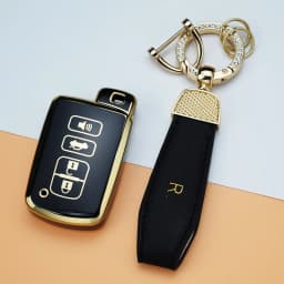 For Toyota Camry Corolla RAV4 Highlander Avalon 2015 - 2017 4 Buttons Car Key Case Cover Smart Control Cover Shell Holder