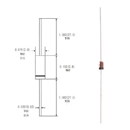 50pcs Zener Diode New Original 1N4732A 1N4732 1N4733A 1N4733 DO-41 1W 4v7 5v1 4.7v 5.1v