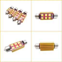 2PCS/4PCS Canbus Error Free Led 31mm 36mm 39mm 41mm 3030 SMD DE3175 C5W C10W SV8.5 Automobiles Car Led Light Lamp No Polarity