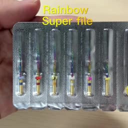 Dental Rotary Super Files Rainbow Files Thermal Activation Accessories Endodontic For Root Canal Files Cleaning Dentist Use