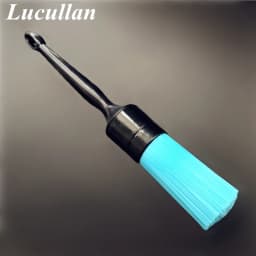 Lucullan Soft Car Detailing Brush Set Wet & Dry Use For Interior Leather Dashboard Air Vent Wheel