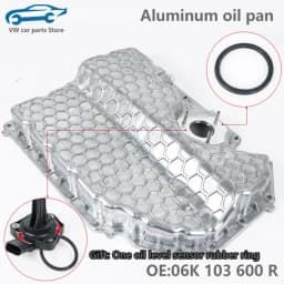 06K103600R All Aluminum Alloy Improved Oil Tray Waste Oil Pan For Audi A1 A3 Q2 TT VW Golf MK7 GTI Sharan Tiguan 06K 103 600 R