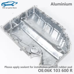 06K103600R All Aluminum Alloy Improved Oil Tray Waste Oil Pan For Audi A1 A3 Q2 TT VW Golf MK7 GTI Sharan Tiguan 06K 103 600 R