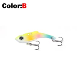 OUTKIT VIB Spoon Fishing Lure 3.5/5g Metal Spinner Fishing Bait Crankbait Bass Artificial Hard Baits Cicada VIB Fishing Tackle