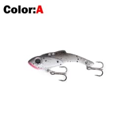 OUTKIT VIB Spoon Fishing Lure 3.5/5g Metal Spinner Fishing Bait Crankbait Bass Artificial Hard Baits Cicada VIB Fishing Tackle