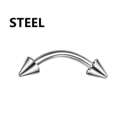 1PC Stainless Steel Helix Piercing Eyebrow Lip Labret Rings Stud Earring 6/8/10mm Tragus Barbell Tongue Bar Pircing Body Jewelry