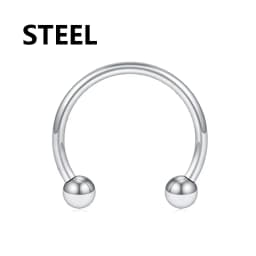 1PC Stainless Steel Helix Piercing Eyebrow Lip Labret Rings Stud Earring 6/8/10mm Tragus Barbell Tongue Bar Pircing Body Jewelry