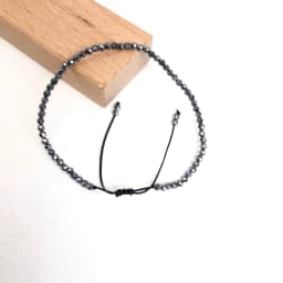 Faceted Gemstones 2-3mm Beads Hand Woven Adjustable Bracelet Crystal Quartz Agate Amazon Choker Men Female Jewelry Party Gift