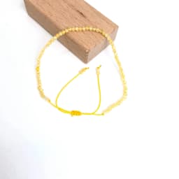 Faceted Gemstones 2-3mm Beads Hand Woven Adjustable Bracelet Crystal Quartz Agate Amazon Choker Men Female Jewelry Party Gift
