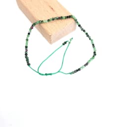 Faceted Gemstones 2-3mm Beads Hand Woven Adjustable Bracelet Crystal Quartz Agate Amazon Choker Men Female Jewelry Party Gift