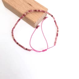 Faceted Gemstones 2-3mm Beads Hand Woven Adjustable Bracelet Crystal Quartz Agate Amazon Choker Men Female Jewelry Party Gift