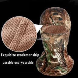 Tactical Camouflage Balaclava Full Face Mask Outdoor Hunting Bicycle Cycling Bandana Neck Gaiter Combat Airsoft Cap