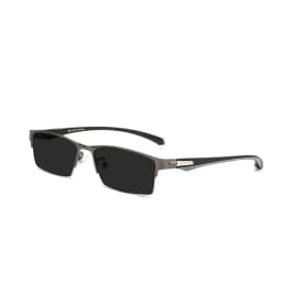 New Sun Photochromic Myopia Eyeglasses Optical Men student Finished Myopia Eyewear prescription Glasses Frame Half Rim -1.0 -4.0