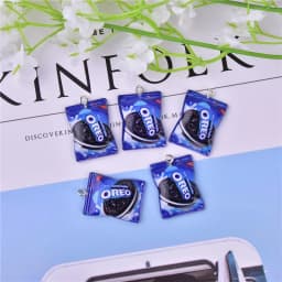 20pcs/pack Chocolates Cookies Resin Charms DIY Craft Wholesale Bulk Jewelry Making