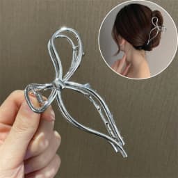 Simple Metal Geometric Hair Claw Clips Elegant Geometric Hair Accessories Cross Crab Bath Clip For Women Fashion Girl Headwear