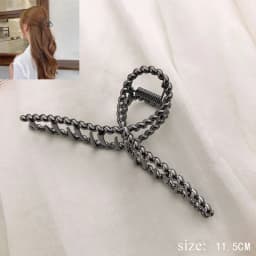 Simple Metal Geometric Hair Claw Clips Elegant Geometric Hair Accessories Cross Crab Bath Clip For Women Fashion Girl Headwear