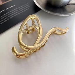 Simple Metal Geometric Hair Claw Clips Elegant Geometric Hair Accessories Cross Crab Bath Clip For Women Fashion Girl Headwear