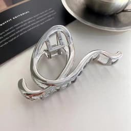 Simple Metal Geometric Hair Claw Clips Elegant Geometric Hair Accessories Cross Crab Bath Clip For Women Fashion Girl Headwear