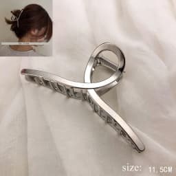 Simple Metal Geometric Hair Claw Clips Elegant Geometric Hair Accessories Cross Crab Bath Clip For Women Fashion Girl Headwear