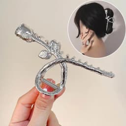 Simple Metal Geometric Hair Claw Clips Elegant Geometric Hair Accessories Cross Crab Bath Clip For Women Fashion Girl Headwear