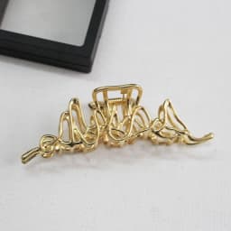 Simple Metal Geometric Hair Claw Clips Elegant Geometric Hair Accessories Cross Crab Bath Clip For Women Fashion Girl Headwear
