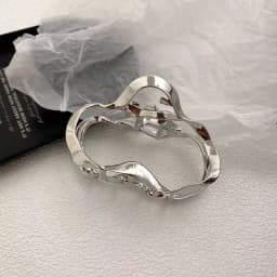 Simple Metal Geometric Hair Claw Clips Elegant Geometric Hair Accessories Cross Crab Bath Clip For Women Fashion Girl Headwear