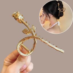 Simple Metal Geometric Hair Claw Clips Elegant Geometric Hair Accessories Cross Crab Bath Clip For Women Fashion Girl Headwear