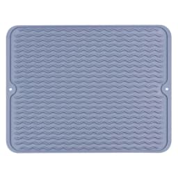 Silicone Dish Drying Mat, 40 x 30cm - Large Dish Drying Mat, Counter top Mat, Dish Draining Mat, Sink Mat, Large Silicone Trivet