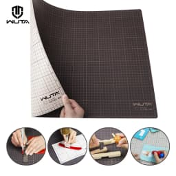 WUTA New Fabric Cutting Mat, Leather Cutting Board A1 A2 A3 A4 A5 Professional Self Healing Quality Double-Sided Craft Tool Set
