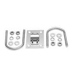 20mm Omni Fiberglass Antenna Clip Anti-falling Bracket Holder U Bolts Installation Clamp Holding Pole Fixation
