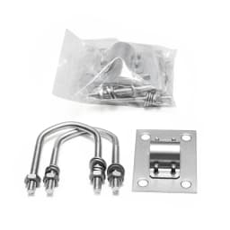 20mm Omni Fiberglass Antenna Clip Anti-falling Bracket Holder U Bolts Installation Clamp Holding Pole Fixation