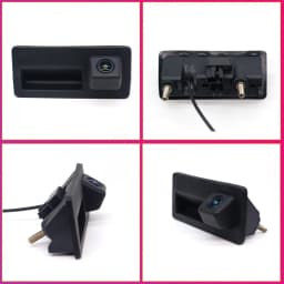 Car Trunk Handle Camera for Audi A3 MQB 8V Sedan 2013 2014 2015 2016 2017 2018 2019 HD CCD Night Vision Backup Rear View Camera