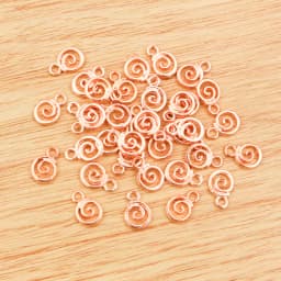 30pcs 11x8mm Antique Silver Plated KC Gold Colors Rhodium Swirl Handmade Charms Pendant:DIY for bracelet necklace