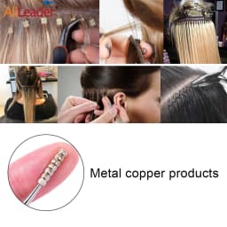 1000Pcs 2.5*1.5*2Mm Nano Copper Rings/Links/Beads Nano Copper Rings Without Silicone Nano Copper Hair Ring Hair Extensions Tool