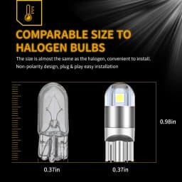 4x LED Clearance Light Bulb Lamp W5W T10 Canbus For Skoda Fabia MK1 MK2 MK3 Felicia Superb Octavia 1 2 3 A5 A7 Rapid Yeti Karoq