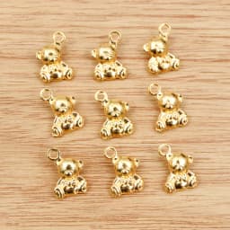 15pcs 15x11mm Antique Silver Color Plated Gold Plated Cute Bear Doll Handmade Charms Pendant DIY Jewelry Making Findings Charms