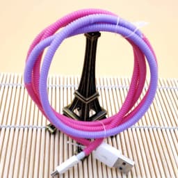 【Buy 5 Get 1 Free】1Pc 60Cm Spiral Cable Cord Protector Charger Protector Cable Winder For Charging Cable/Earphone Cable