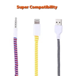 【Buy 5 Get 1 Free】1Pc 60Cm Spiral Cable Cord Protector Charger Protector Cable Winder For Charging Cable/Earphone Cable