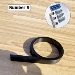 125mm Black House Numbers Letters Outdoor Address Sign Plate For Yard Floating Metal Door Number Doorplates Modern Mailbox Signs