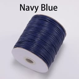10m/lot 22 Color Leather Line Waxed Cord Cotton Thread String Strap Necklace Rope For Jewelry Making DIY Bracelet Supplies