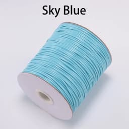 10m/lot 22 Color Leather Line Waxed Cord Cotton Thread String Strap Necklace Rope For Jewelry Making DIY Bracelet Supplies