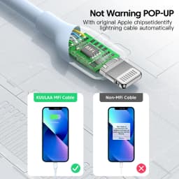 KUULAA MFi USB Cable For iPhone 14 13 12 11 Pro Max X XS XR 8 7 6 Plus iPhone charger Fast Charging USB Cord For Lightning Cable