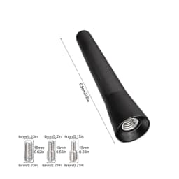 Car Antenna Mini Short Car Accessories Strong Radio Car Roof Fixer 6.5 Cm Long Car Universal with Screws