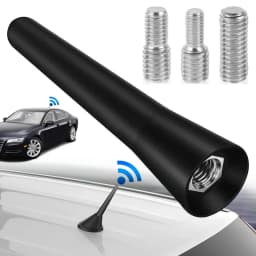 Car Antenna Mini Short Car Accessories Strong Radio Car Roof Fixer 6.5 Cm Long Car Universal with Screws