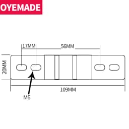 4 Holes Busbar Double-hole Bus Bar M6 Battery Connector 200A 300A Flexible Copper Loose Busbar Nickel Plated Braided Strap Band