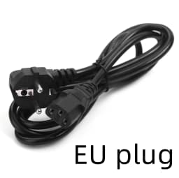 3PIN EU Power Cord US UK AU Plug IEC C13 Power Adapter Cable For Dell Desktop PC Monitor HP Epson Printer LG TV Projector