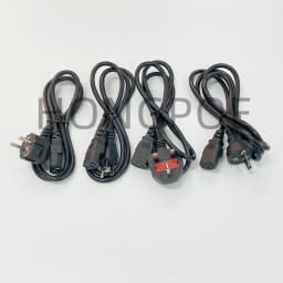 3PIN EU Power Cord US UK AU Plug IEC C13 Power Adapter Cable For Dell Desktop PC Monitor HP Epson Printer LG TV Projector