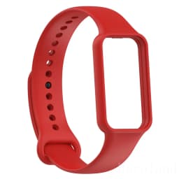 Fashion Silicone WatchStrap For Huami Amazfit Band 7 SmartWatch Band Bracelet Wristband For Amazfit band7 Strap Buckle +film