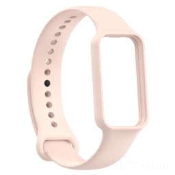 Fashion Silicone WatchStrap For Huami Amazfit Band 7 SmartWatch Band Bracelet Wristband For Amazfit band7 Strap Buckle +film