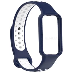 Fashion Silicone WatchStrap For Huami Amazfit Band 7 SmartWatch Band Bracelet Wristband For Amazfit band7 Strap Buckle +film